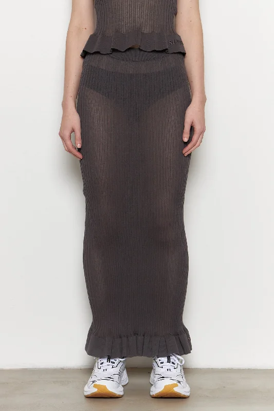 Knit Long Skirt Trendy Online Boutiques