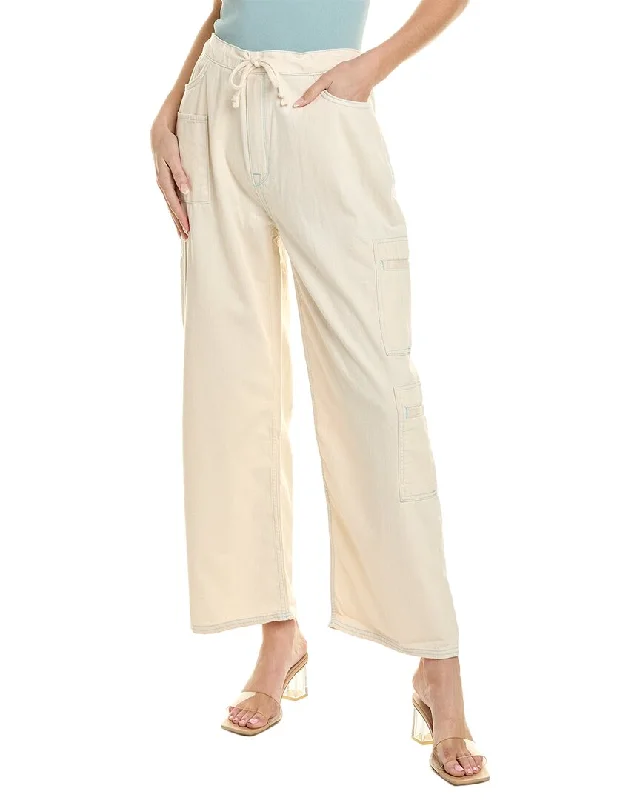 Triarchy Ms. Madge Drawstring White Cargo Jean Big Sale Event