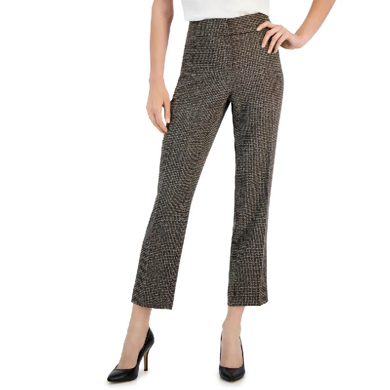 Petites Womens Tweed Business Dress Pants Casual Dresses for Women