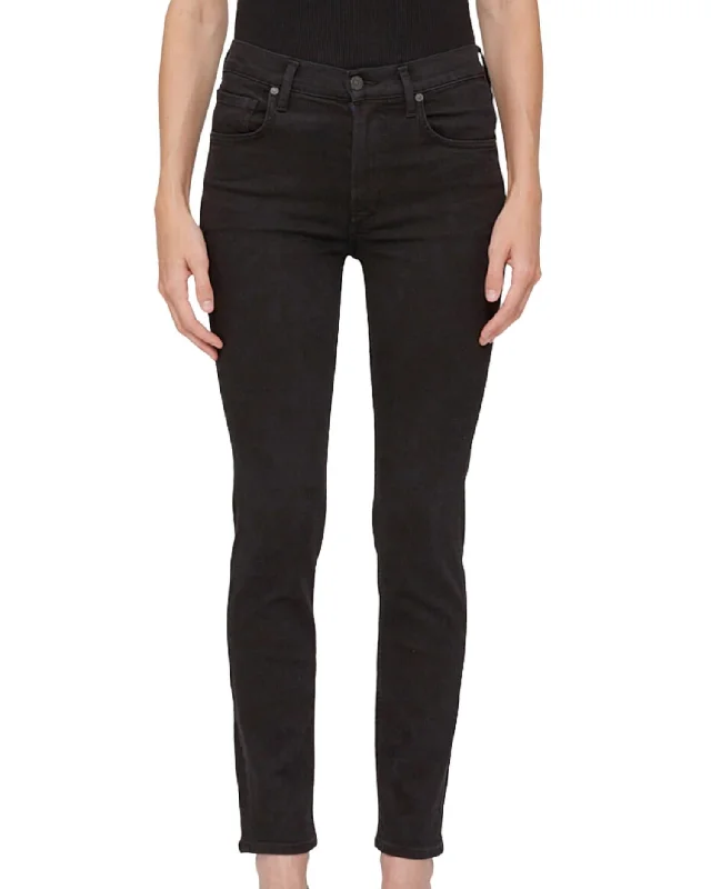 Sloane Skinny Denim In Black Women's Clothes