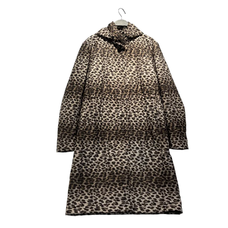 LANVIN/Coat/38/Leopard/Polyester/BRW/Maxi Length/vintage lanvin Affordable Online Boutique