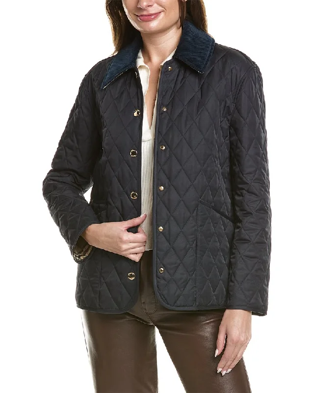 Burberry Logo Jacket Women's Casual Apparel For Weekends