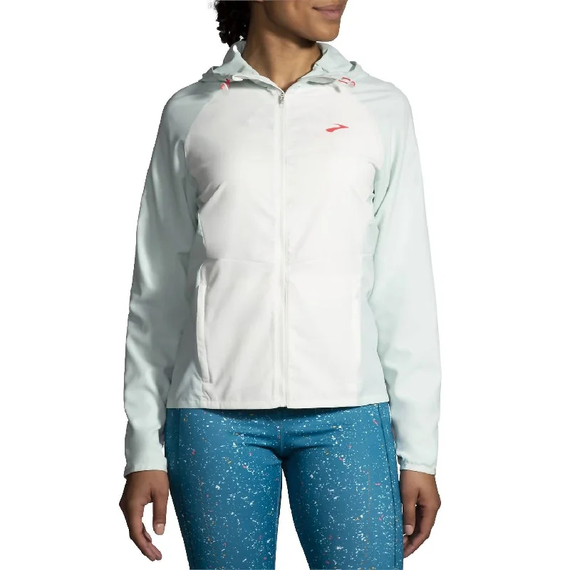 Women's Canopy Jacket In Mint Mix Luxury Fashion