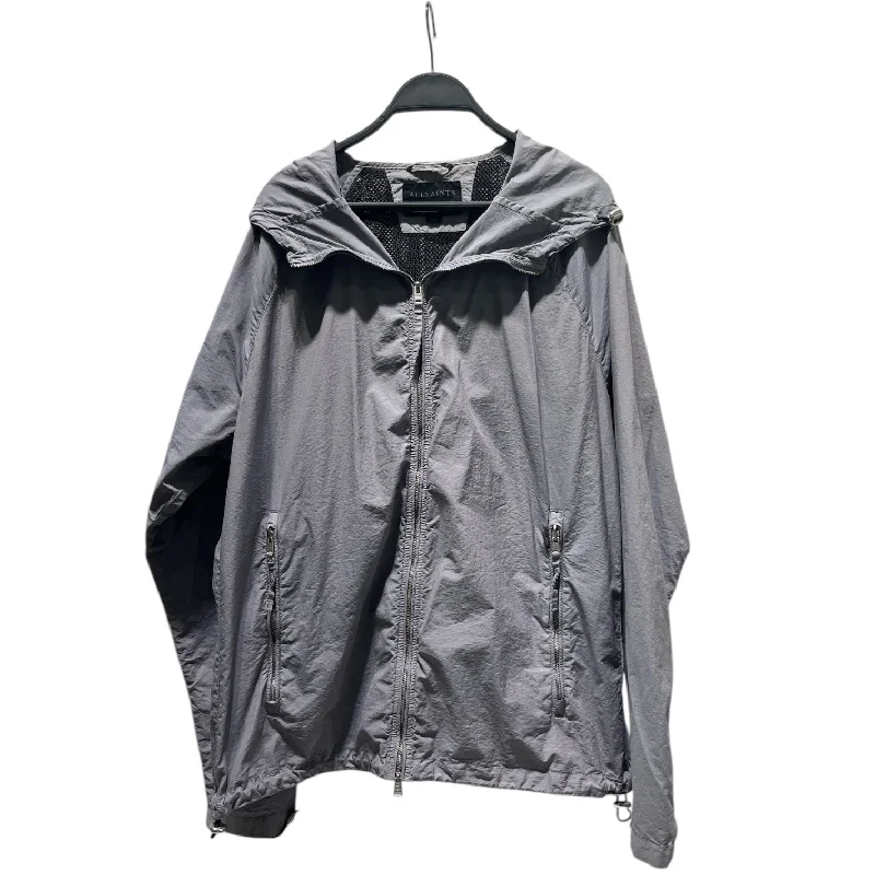 ALLSAINTS/Windbreaker/XL/Nylon/GRY/ Women's Clothing For Work