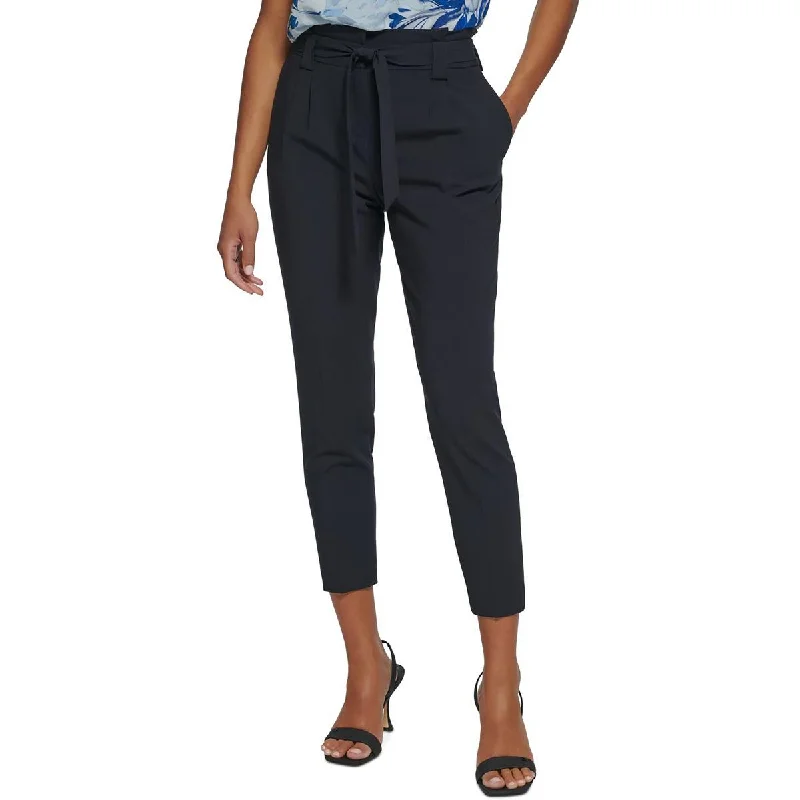 Petites Womens Stretch Wear-To-Work Ankle Pants Online Clothing Stores