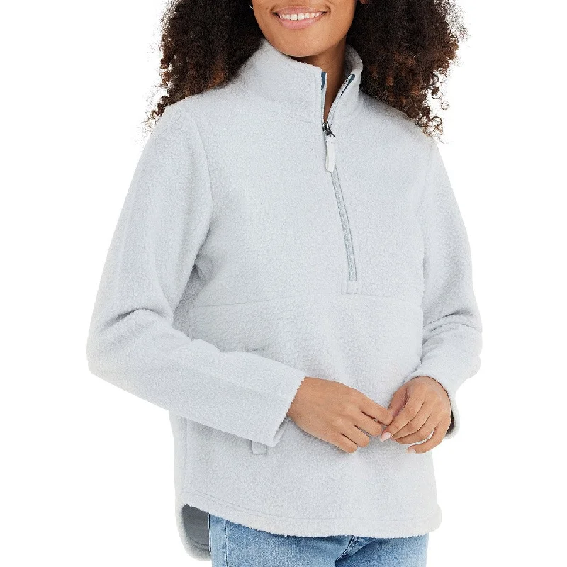 Women's Bamboo Sherpa Fleece Half Zip Women's Active Garments For Workouts