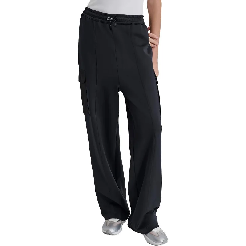 Womens Deep Pocket Polyester Cargo Pants Stylish Women's Apparel