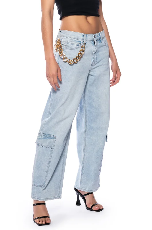 CRUSHING ON THEM VINTAGE LOW RISE LIGHT DENIM JEAN Relaxed Fit Women's Fashion