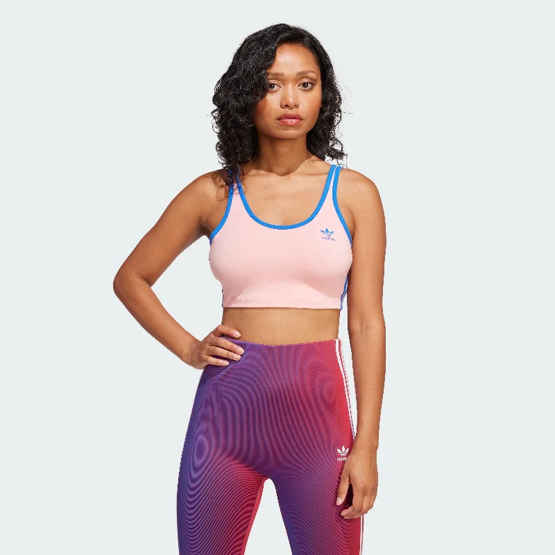 Women's adidas Adicolor 3-Stripes Bra Top Women's Date Night Outfit