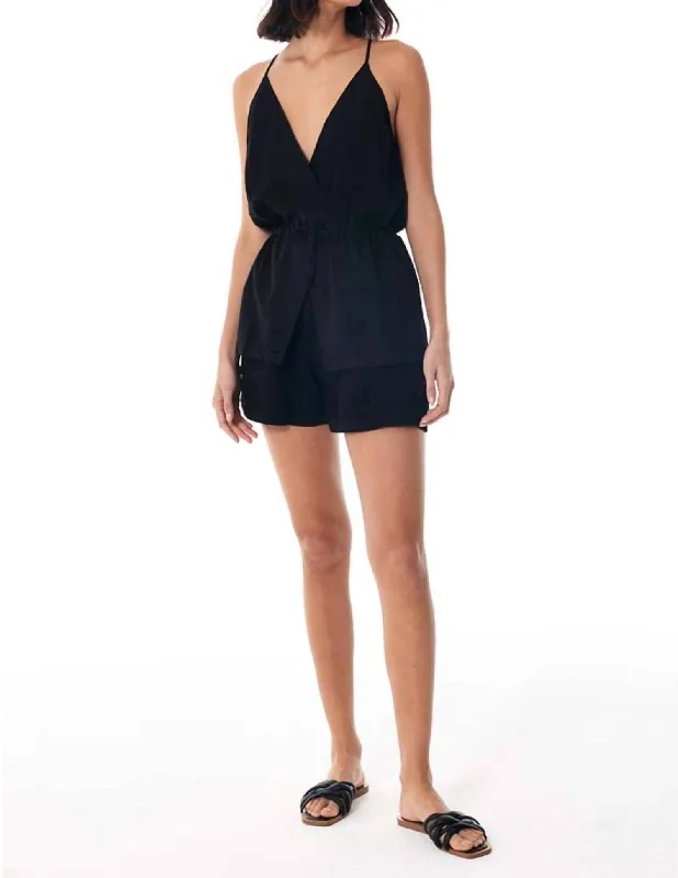 Kalea Mini Short In Black Women's Stylish Professional Apparel