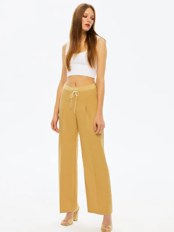 Ribbed Pants Boho Chic Fashion