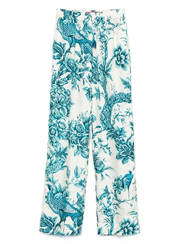 F.R.S . Women's Trousers blue Women's Elegant Evening Attire