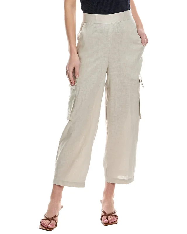 Just Bee Queen Sonny Linen Pant Trendy Casual Outfits