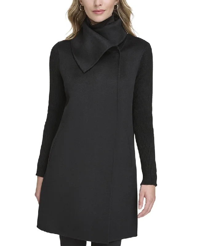 Kenneth Cole Wool-Blend Coat Women's Wedding Apparel