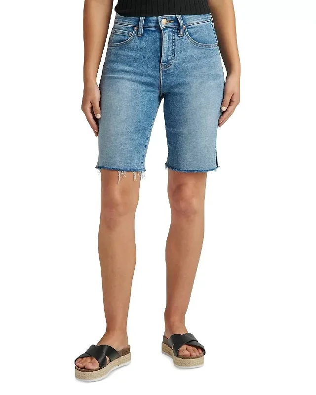 The City Denim Short In Mirage Blue Women's Clothing