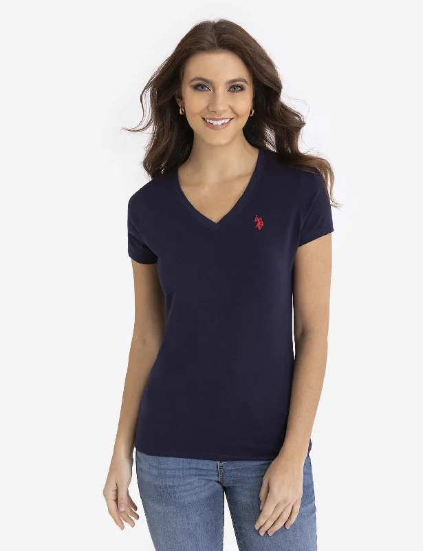 V-NECK T-SHIRT Effortless Chic for Women