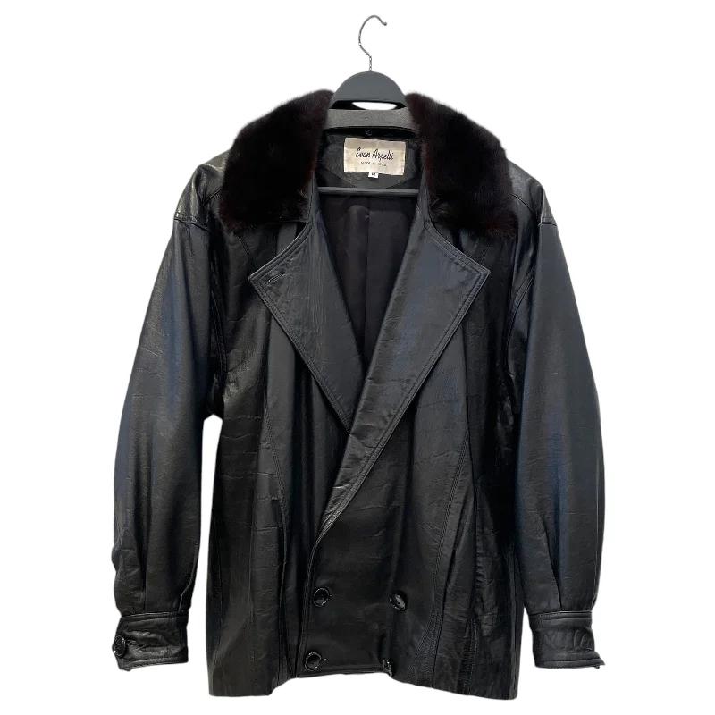 Evan Arpelli/Coat/M/Leather/BLK/ Women's Active Clothing