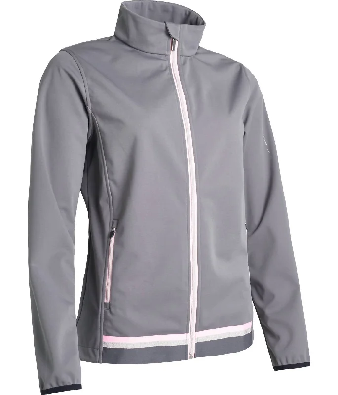 Women Navan Softshell Jacket In Granite Women's Evening Wear for Special Occasions