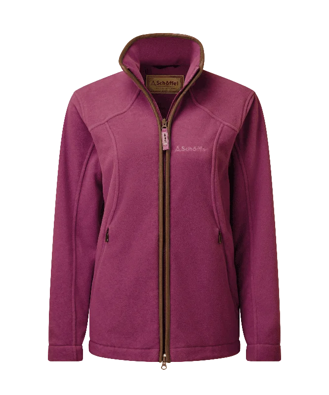 Burley Fleece Jacket - Mulberry Women's Formal Apparel