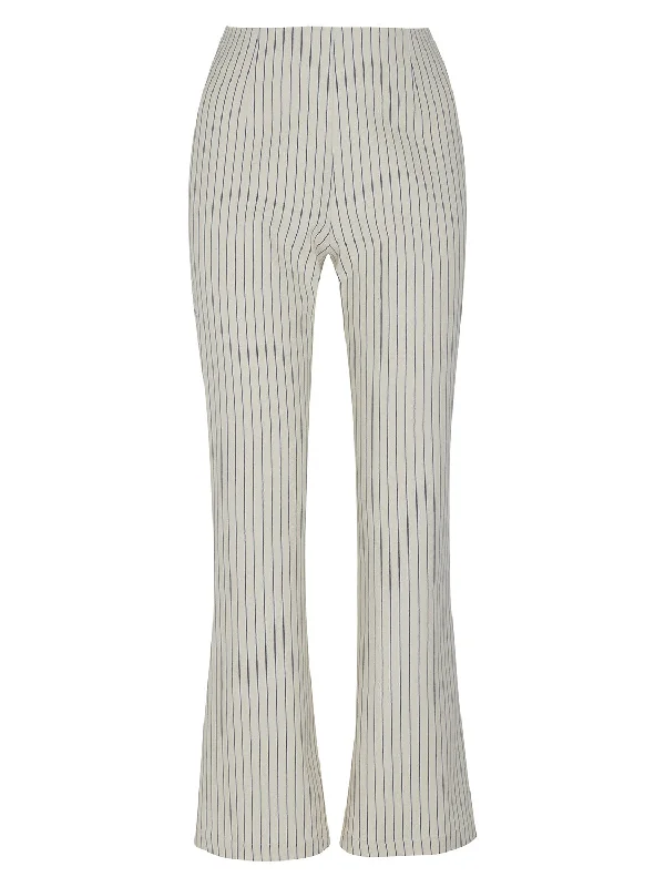 Striped Wide-Leg Pants Vintage Fashion