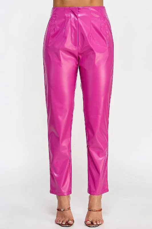 FASHNZFAB Faux Leather Pants Holiday Special Offers