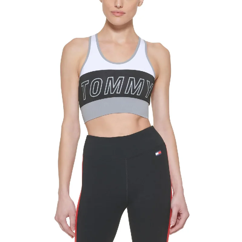 Womens Logo Activewear Sports Bra Women's Fashion Clothing