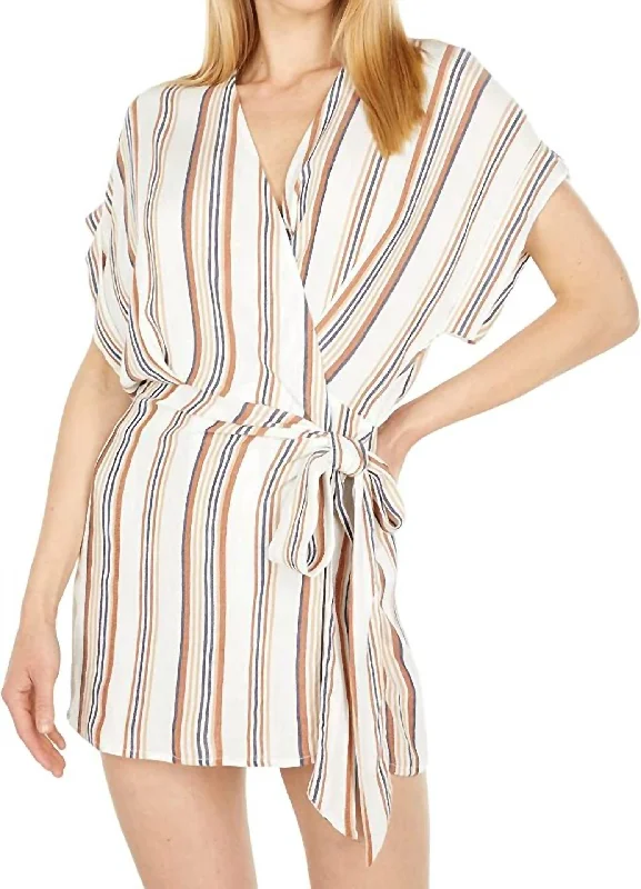 Ivy Romper In Dune Casual Style for Busy Women