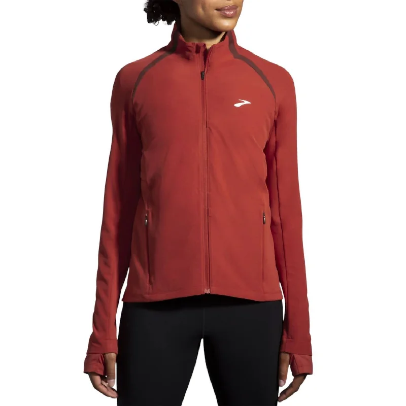 Women's Fusion Hybrid Jacket In Copper/run Raisin Limited Time Offer