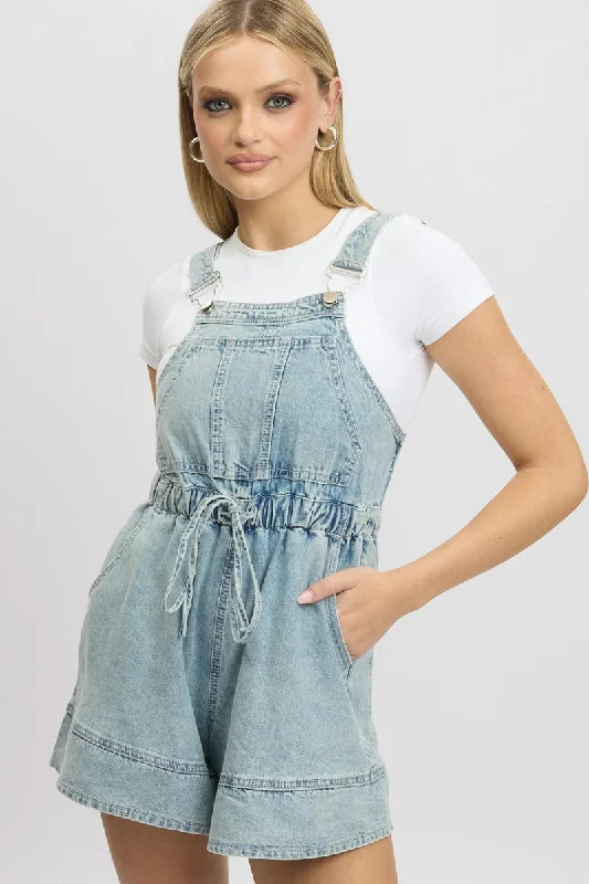 Denim Overall Shorts Sale On Clothing