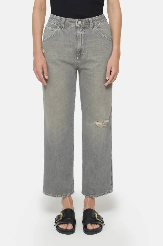 Neige Relaxed Jeans In Mid Grey Women's Relaxed Clothes