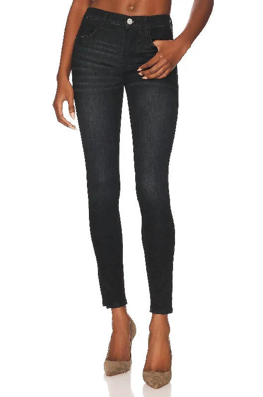 Le High Skinny Jeans In Corvo Slit Women's Clothes For The Office