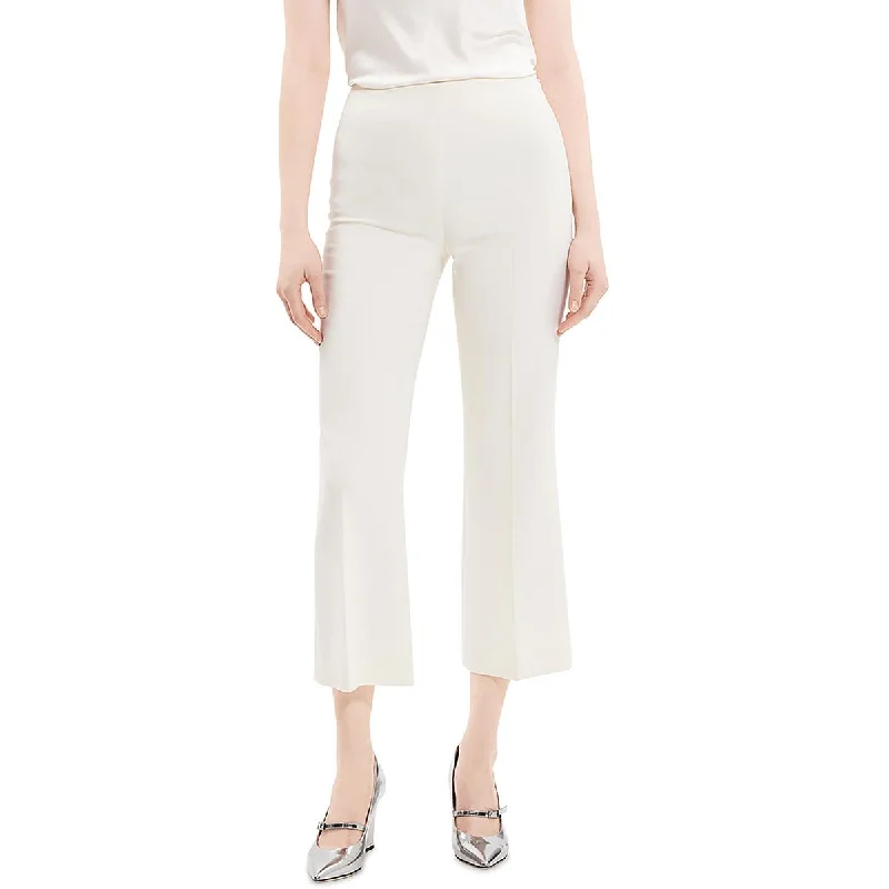 Womens Stretch Polyester Cropped Pants Women's Formal Apparel