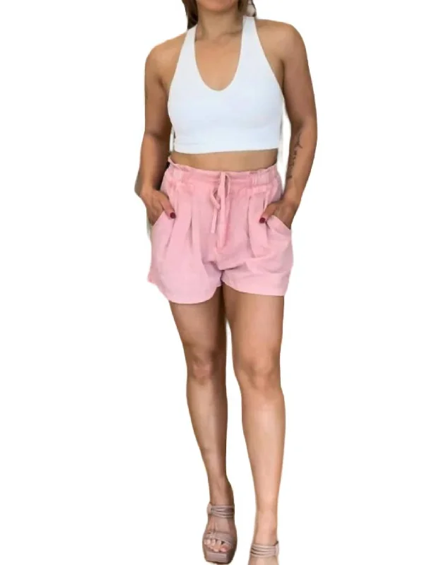 Making Your Way Short In Pink Women's Active Clothing