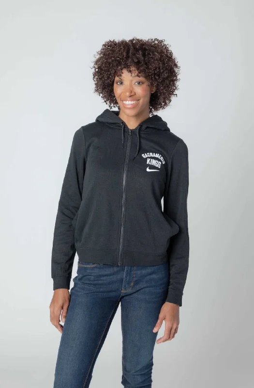 Varsity Full Zip Hoodie Women's Trendy Attire