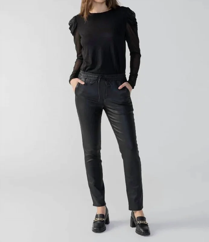 Pull On Hayden Pants In Black Women's Vacation Garments