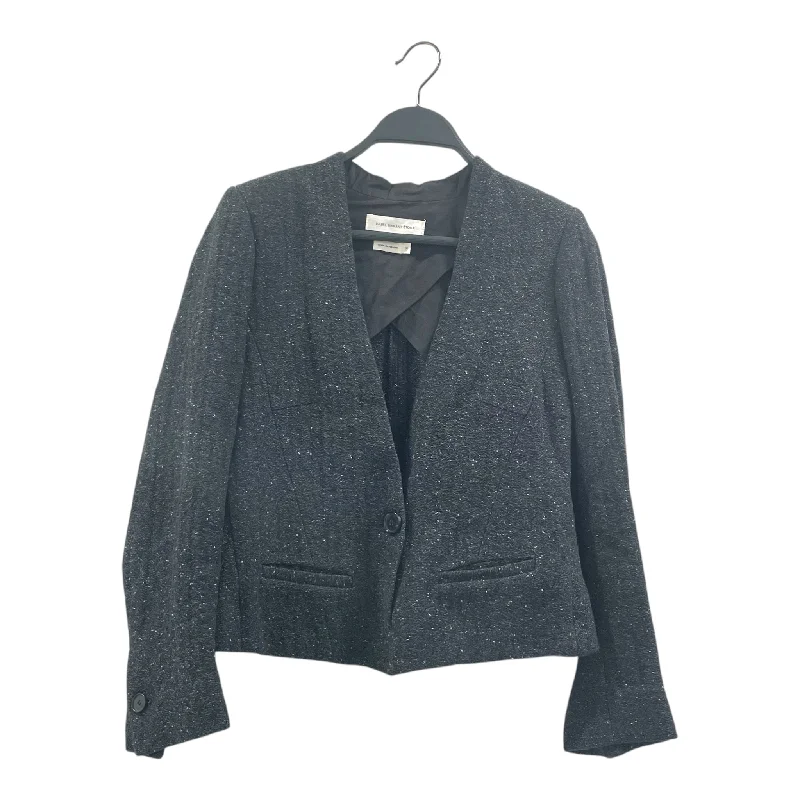 ISABEL MARANT ETOILE/Jacket/36/Wool/GRY/MARBLE WOOL/NO 1501/1 BUTTON Women's Casual Garments