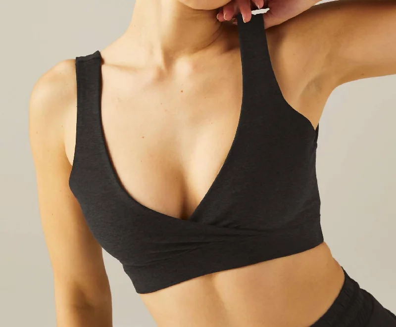 Spacedye Crossover Bra In Darkest Night Workwear Fashion for Women