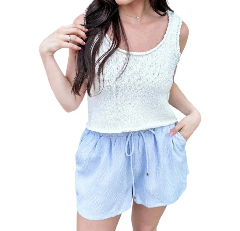 Utopia Short In White Timeless Women's Clothing