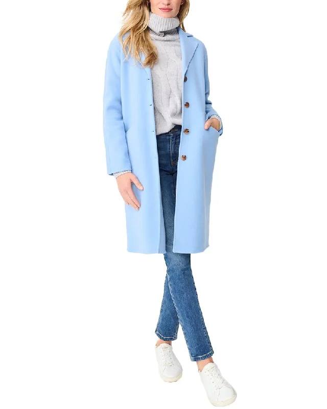 J.McLaughlin Heather Wool Coat Modern Women's Apparel