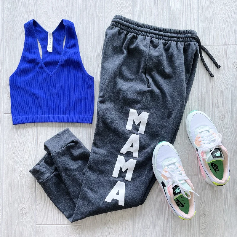 New Mama Joggers • Black Heather Women's Clothing For Outdoor Activities