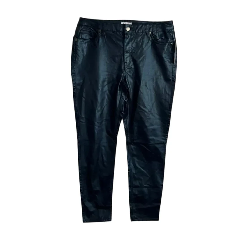 Faux Leather Pant In Black Online Shopping Boutiques