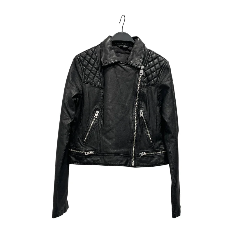 ALLSAINTS/Leather Jkt/6/Leather/BLK/conroy lthr biker Women's Clothing For Everyday Wear