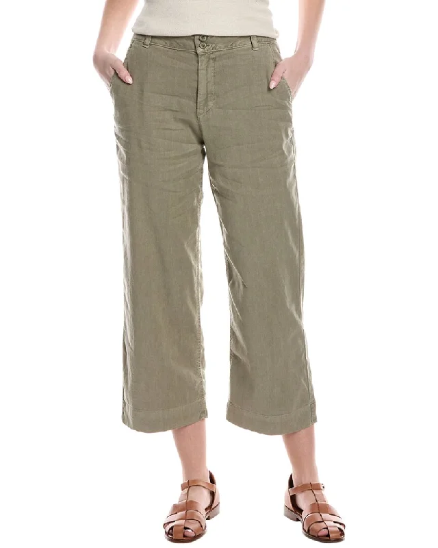 Bella Dahl Wide Leg Linen-Blend Crop Pant Women's Active Garments For Workouts