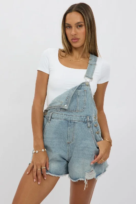 Denim Overall shorts New Arrival Discount