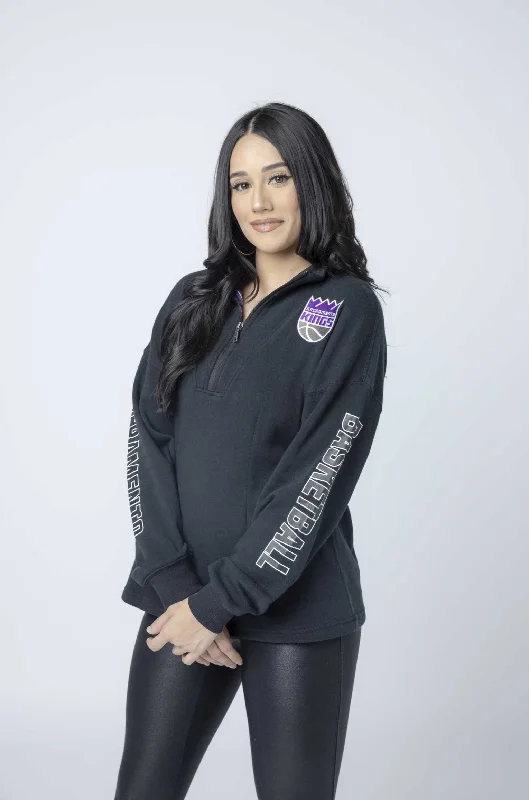 Sacramento Sleeve Half Zip Pullover Women's Luxury Attire