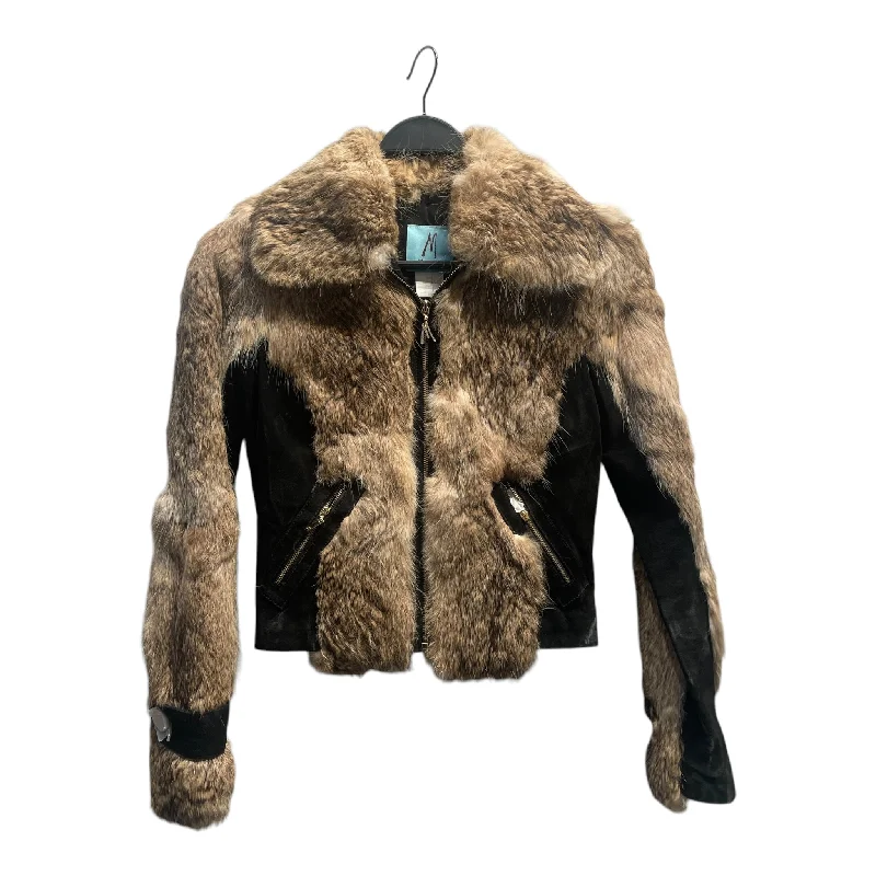 Marciano/Jacket/S/Fur/BLK/ Women's Sporty Clothes