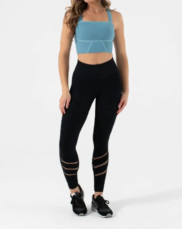 Napa Sports Bra Tank Top In Glass Blue Women's Elegant Outfit