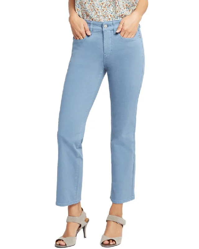 NYDJ Marilyn Blue Stone Straight Leg Jean Flash Sale Event