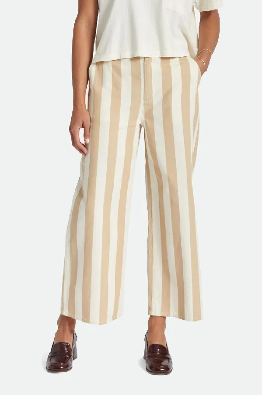 Victory Wide Leg Pant - Sand Women's Plus-Size Casual Outfit