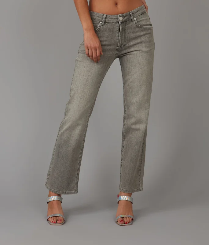 Women's DENVER-MA High Rise Straight Jeans Women's Comfy Attire For Lounging